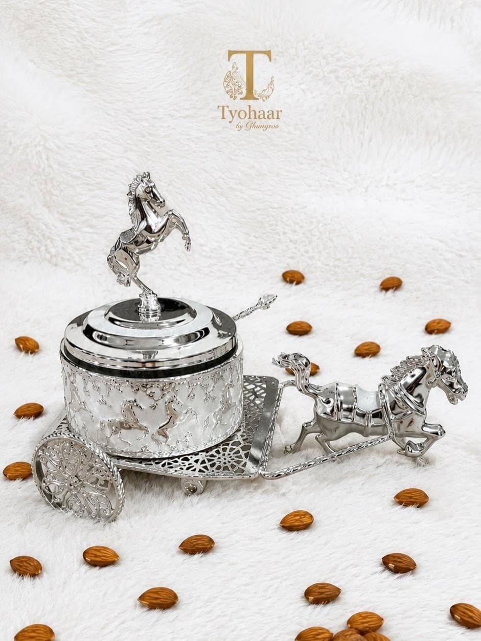 Horse Cart Dry Fruit Server